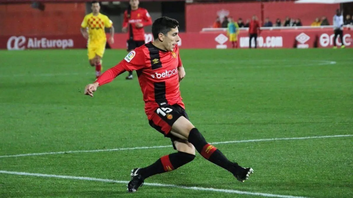 Fran G&aacute;mez con el Mallorca