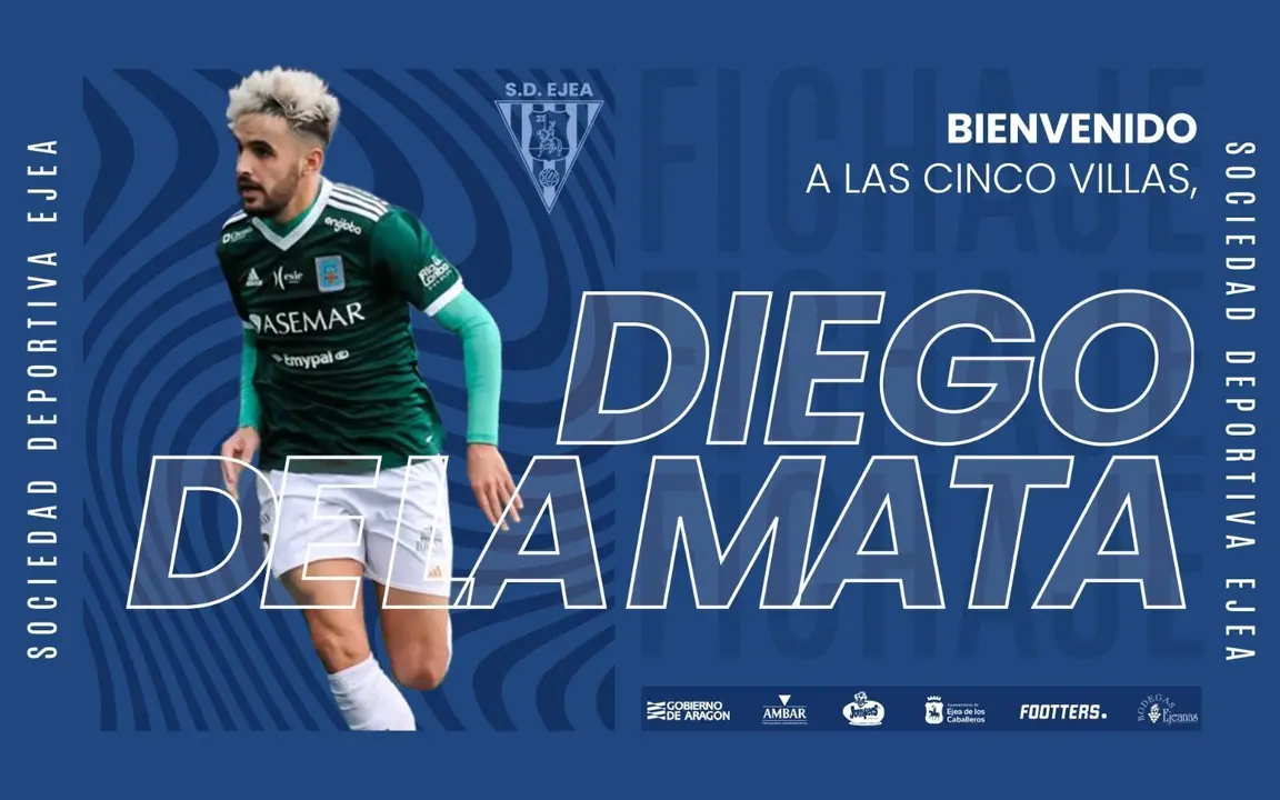 Diego de la Mata es la &uacute;ltima incorporaci&oacute;n al Ejea. Foto: Cedida