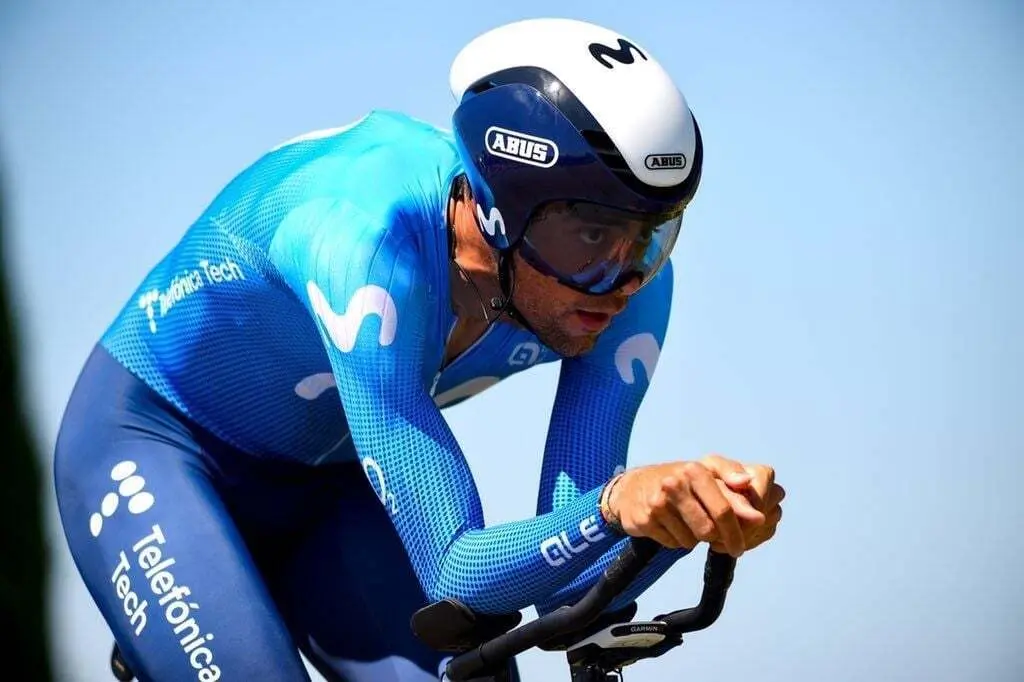 Jorge Arcas en el Tour de Francia. | Foto: Movistar Team