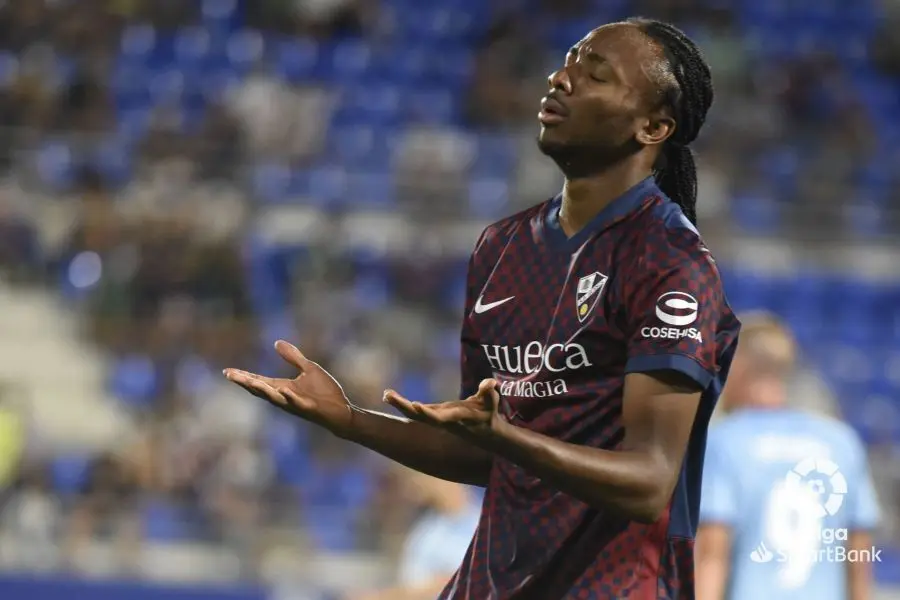Nwakali, en el partido contra el Cartagena. | Foto: LaLiga