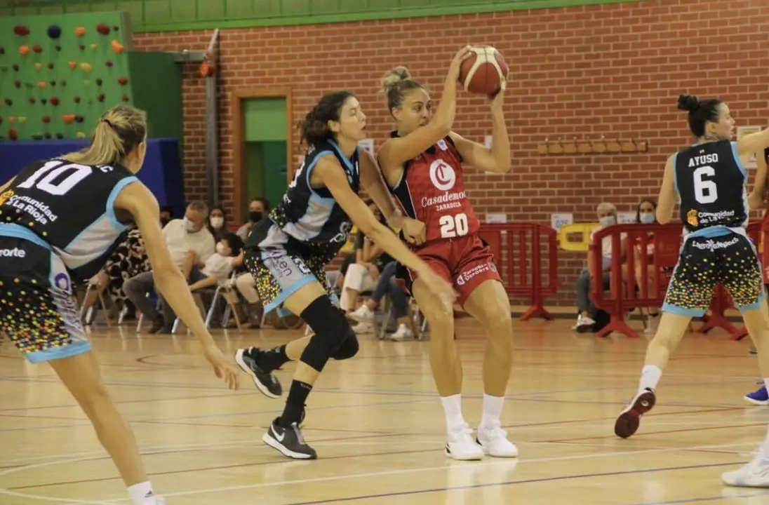 Imagen del partido. Foto: Casademont Zaragoza