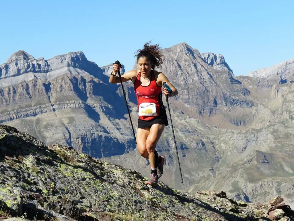 Un aparticipante en una anterior edici&oacute;n de la Copa de Espa&ntilde;a de KV a 'El Port&eacute;', en Canfranc. Foto: Monras&iacute;n