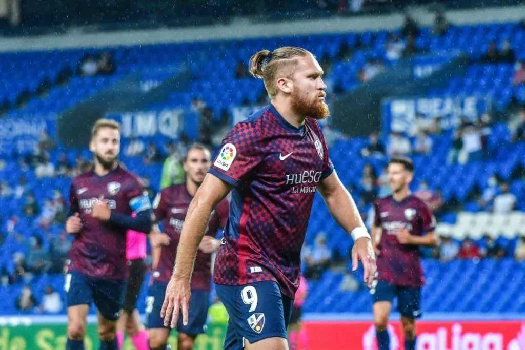 Pitta marc&oacute; un doblete ante la Real 'B' hace m&aacute;s de un a&ntilde;o | Foto: SD Huesca