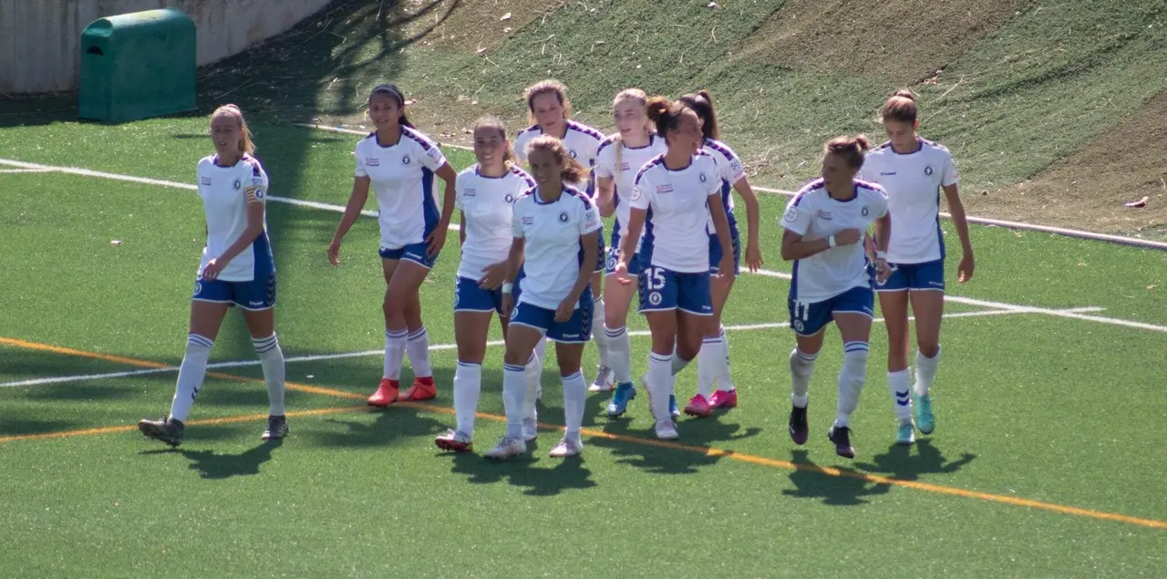 La jugadoras, en imagen de archivo. Foto: Zaragoza CFF