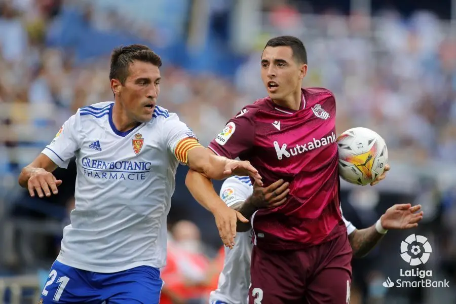 Alberto Zapater ante la Real Sociedad B |&nbsp;Liga SmartBank
