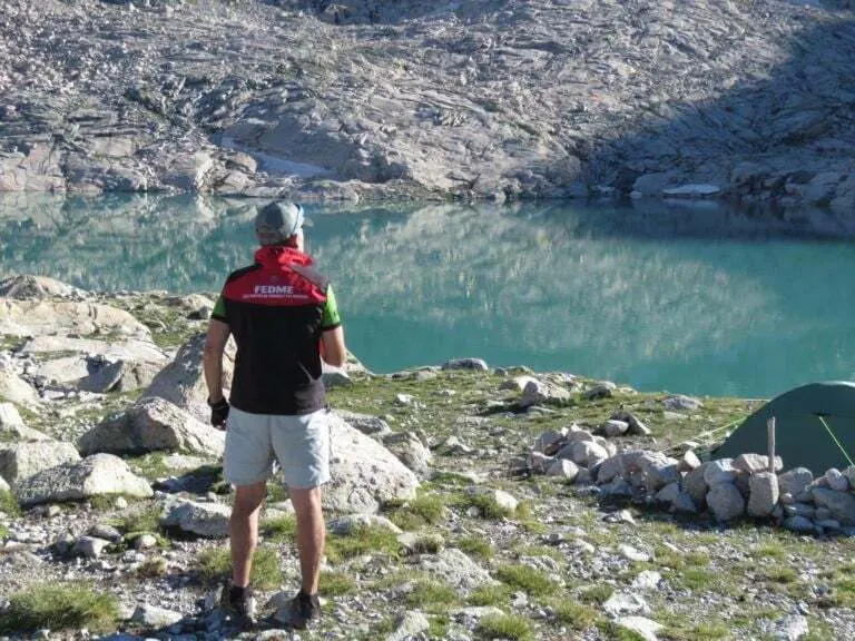 Un juez FEDME, en la Trail Valle de Tena, primera con certificado medioambiental. Foto: FEDME