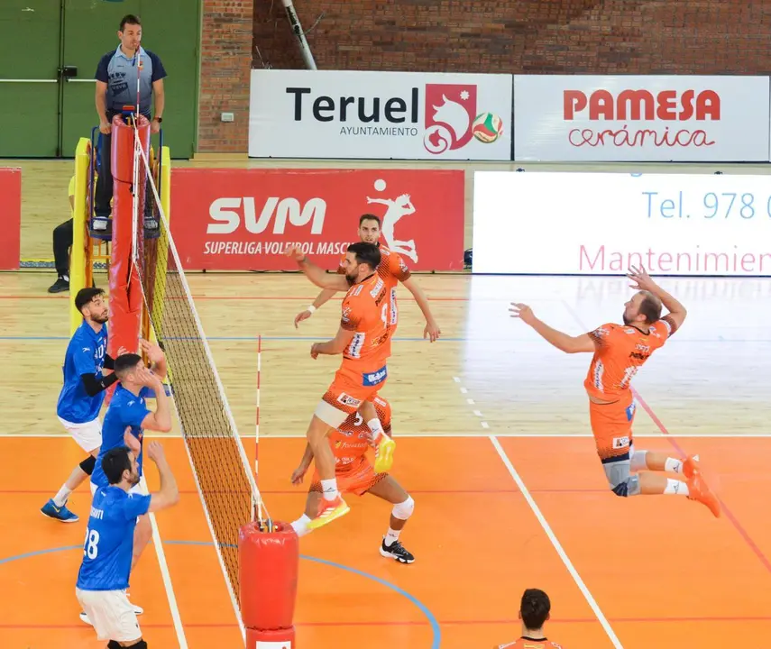 El CV Teruel cae ante el Melilla. | Foto: CV Teruel