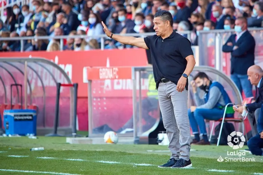 Ambriz en el partido ante el Girona en Montilivi | Foto: LFP