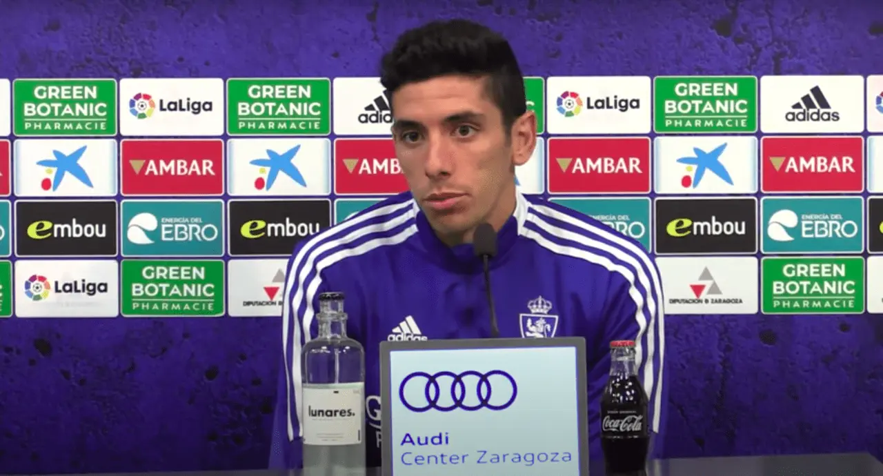 Fran G&aacute;mez atiende a los medios de comunicaci&oacute;n en la Ciudad Deportiva | @RealZaragoza