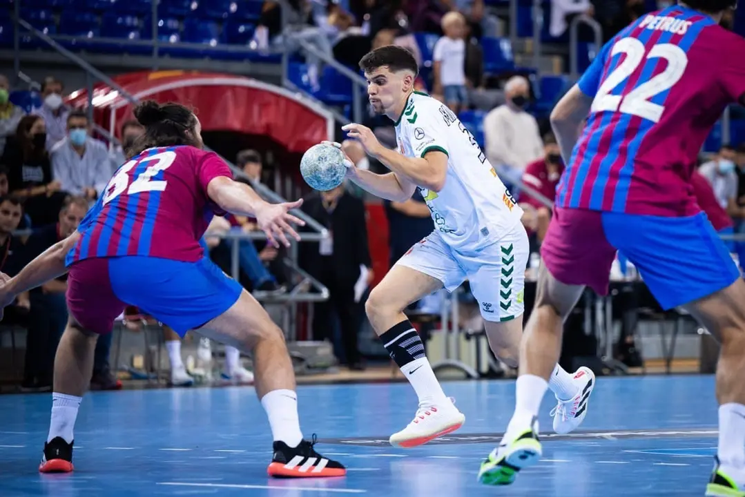 Miguel Malo firm&oacute; un buen partido contra el Bar&ccedil;a en el Palau. Foto: Sara Gord&oacute;n