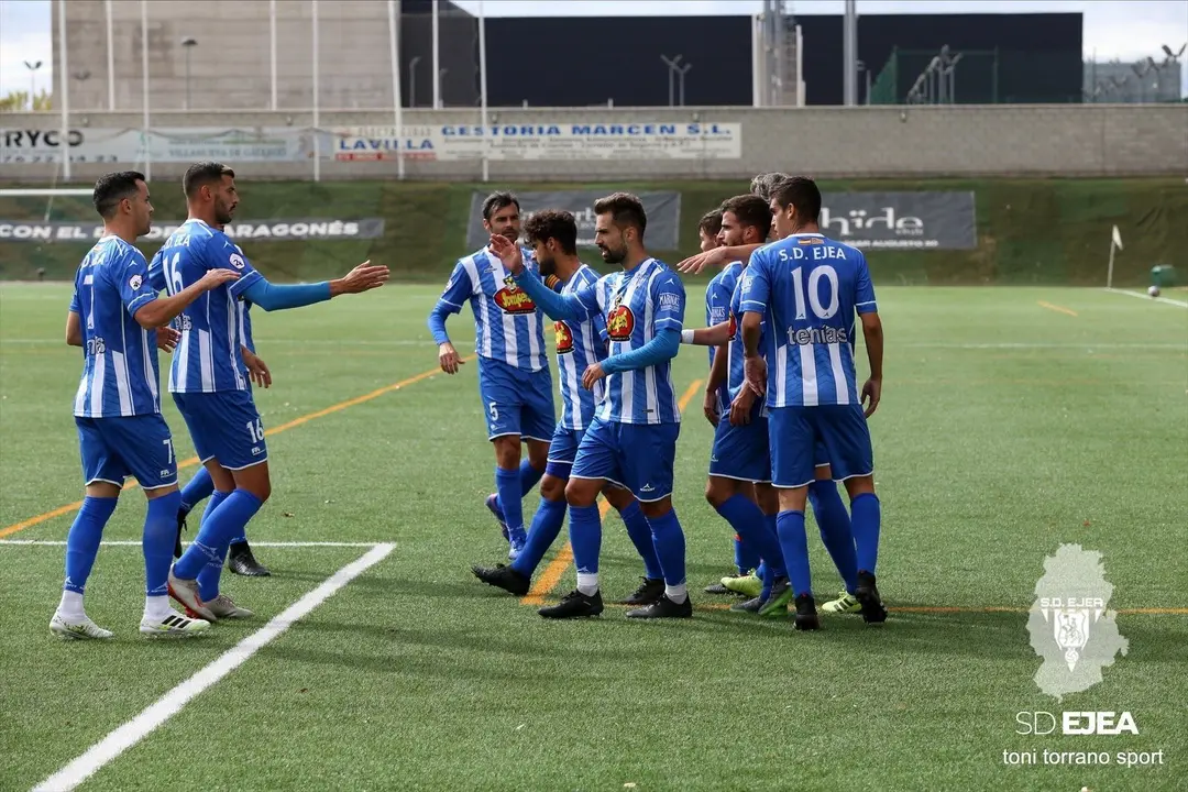 La SD Ejea es uno de los clubes ayudados por la DPZ. Foto: SD Ejea