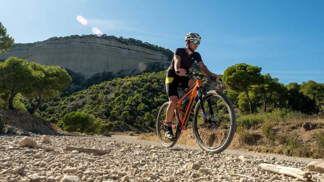 Copnocer la Bardena Negra sobre un bici es asequible para casi todos los niveles. Foto: Cedida