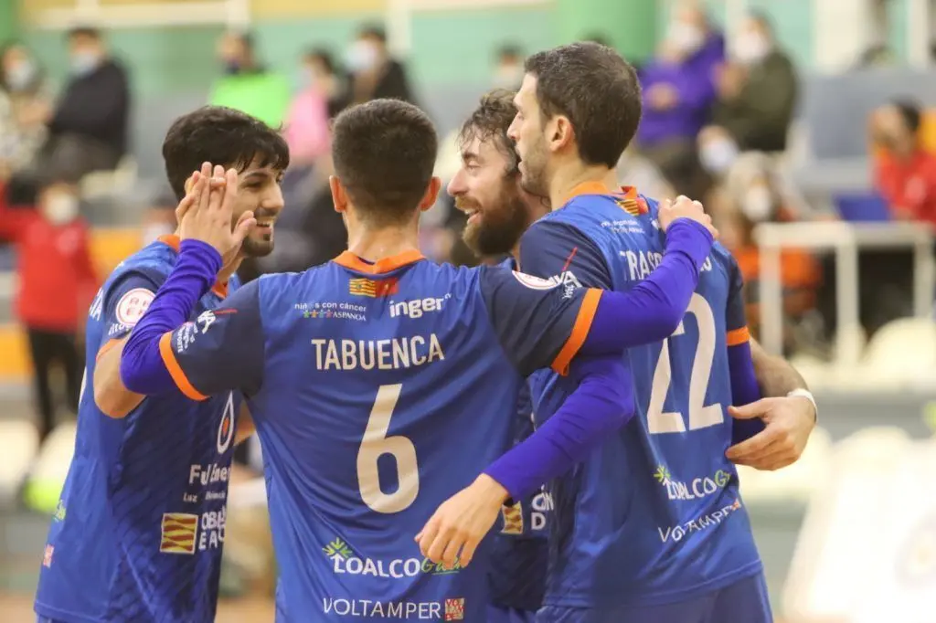 Los jugadores celebran una acci&oacute;n | Foto: Andrea Royo L&oacute;pez