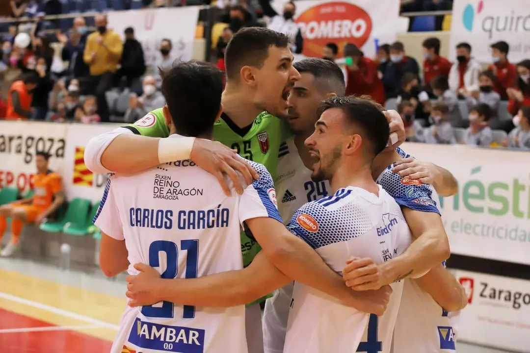 Celebraci&oacute;n de uno de los goles | Foto: Jorge Vicioso