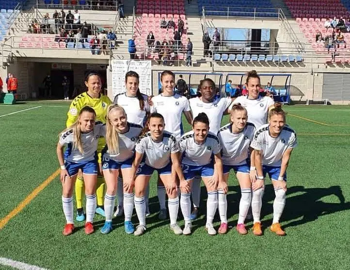 El once de inicio del Zaragoza CFF