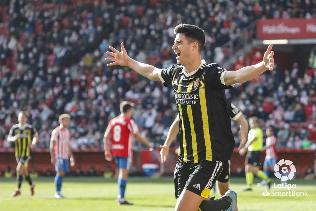 Jaume Grau celebra su gol en El Molin&oacute;n | Foto: La Liga