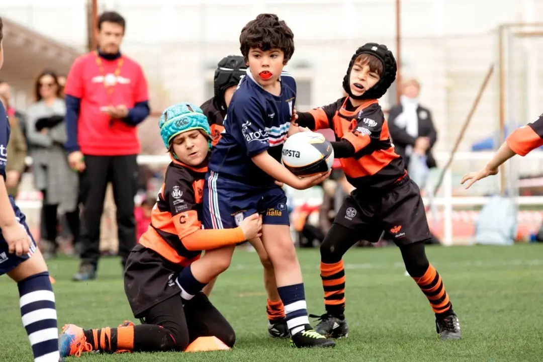 M&aacute;s de 800 chavales se van a dar cita este s&aacute;bado en el V Toreno Cesaraugusta de Rugby Memorial Javier Ferrer 'Col&iacute;n'. Foto: F&eacute;nix Club