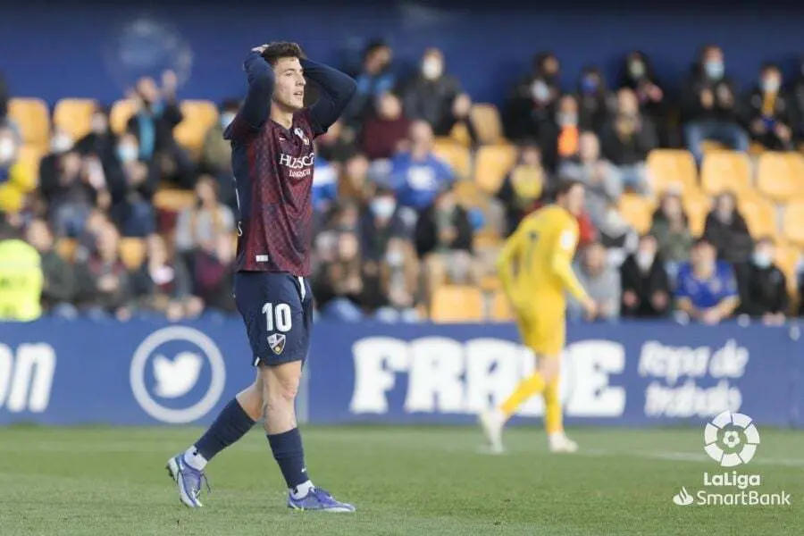 Escriche se lamenta de una ocasi&oacute;n en Alcorc&oacute;n. | Foto: LaLiga