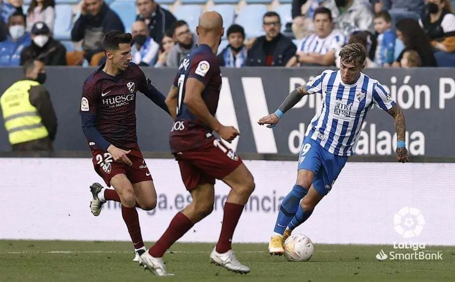 Mikel Rico y Juan Carlos ante el M&aacute;laga la pasada temporada | LaLiga