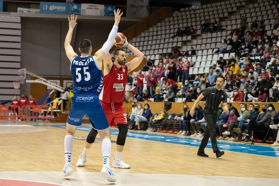 Marc Gasol es la referencia del Girona sobre el parquet. Foto: Web Girona