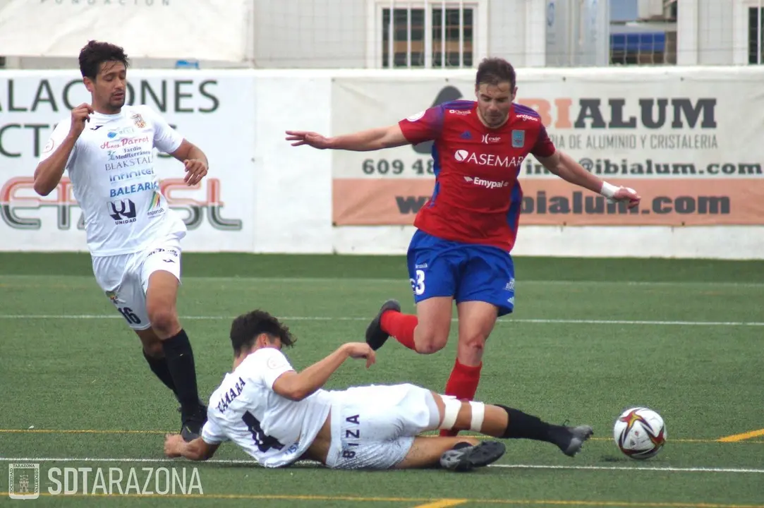 El Tarazona ante el Ibiza. | Foto: SD Tarazona