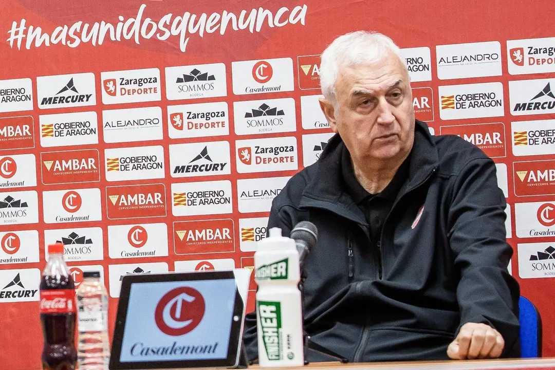 Dragan Sakota, en sala de prensa | Foto: Casademont Zaragoza