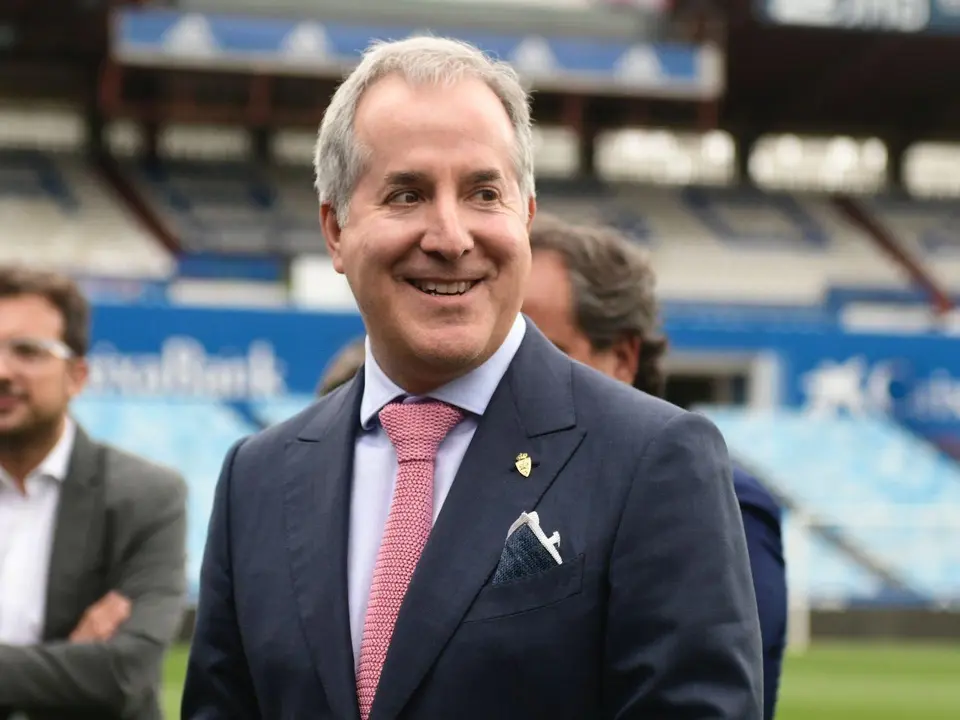 Jorge Mas, en La Romareda. | Foto: RZ