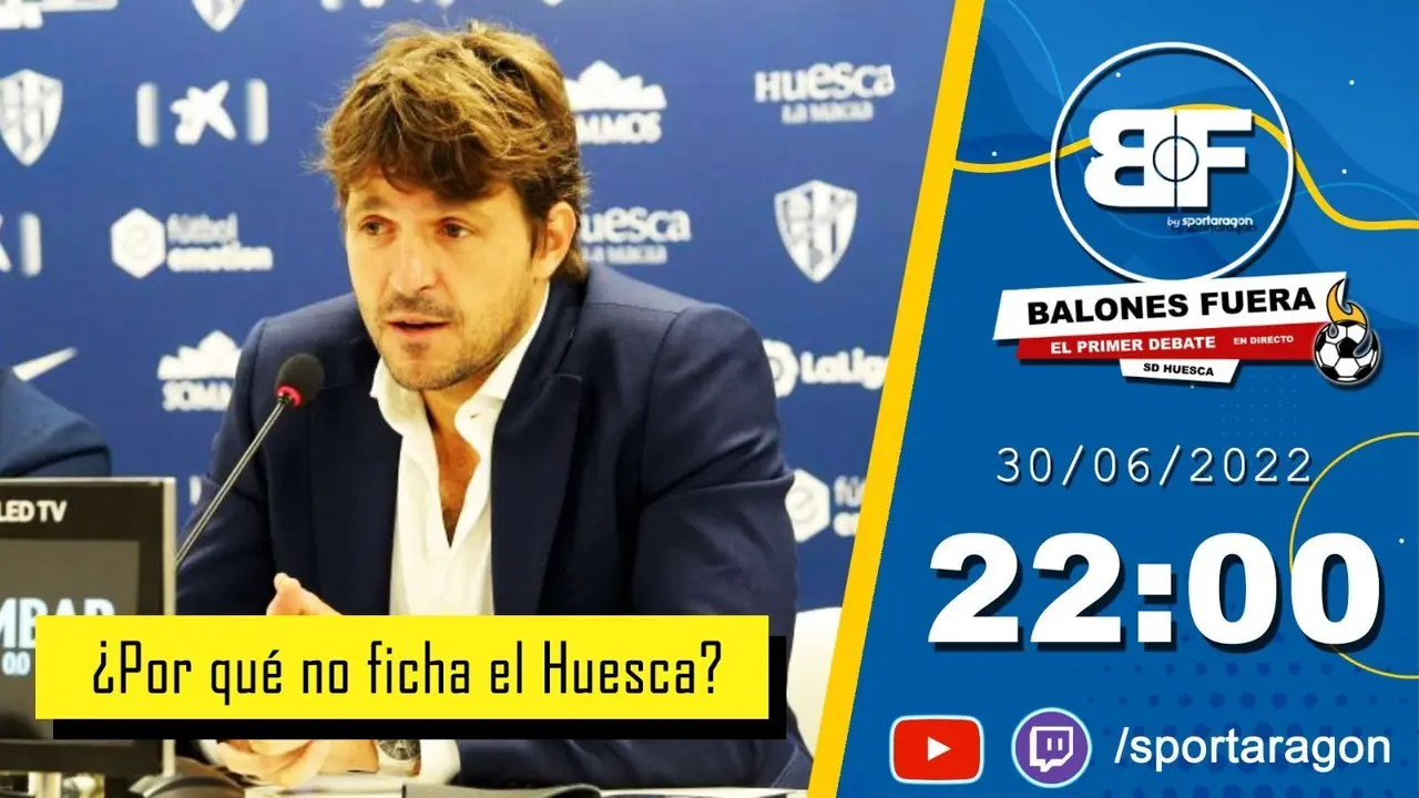 Las palabras de la direcci&oacute;n del Huesca en Cope analizadas esta noche en el twich.