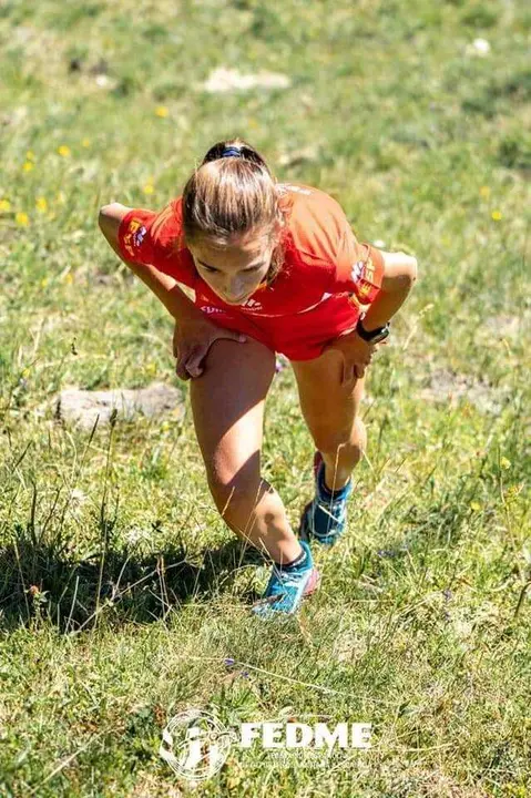 Carrodilla Cabestre, en pleno esfuerzo durante el Mundial Juvenil. Foto: Fedme