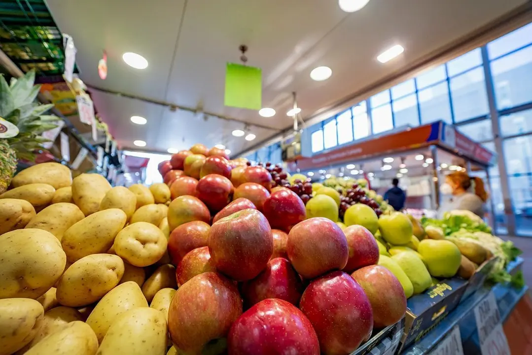 La huerta aragonesa ofrece productos de gran calidad con el sello de Mercazaragoza. Foto: Mercazarafoza