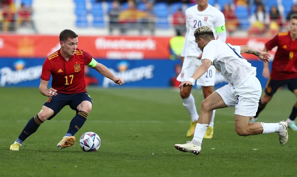 Sergio G&oacute;mez, capit&aacute;n hoy, ha vuelto a la que fue su casa | Foto: @SEFutbol