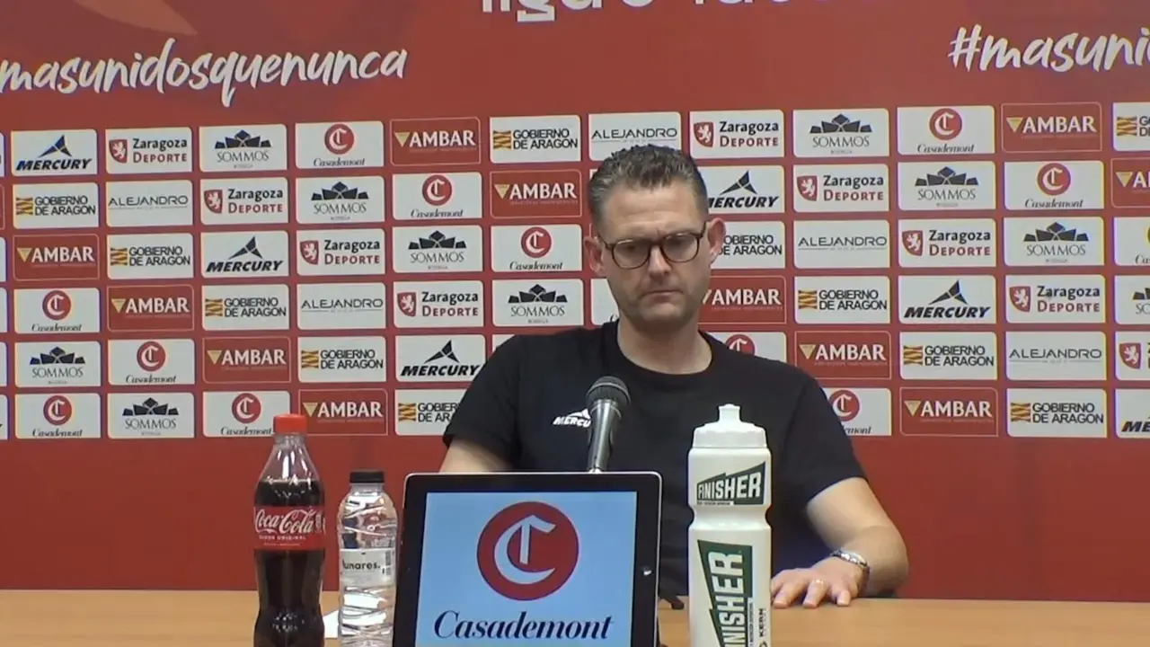 Martin Schiller, este jueves en sala de prensa | Fotograma del Casademont Zaragoza