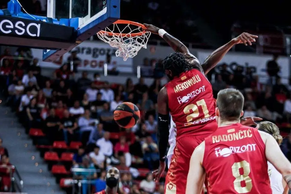 Mekowulu, en el choque ante UCAM Murcia el s&aacute;bado pasado | Foto: Esther Casas