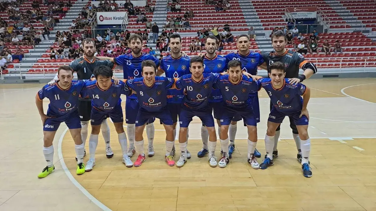 La plantilla del Full Energ&iacute;a Zaragoza desplazada a Bilbao
