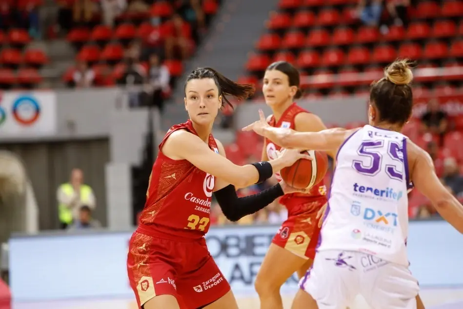 Gracia Alonso, en el partido ante Tenerife | Foto: Casademont Zaragoza