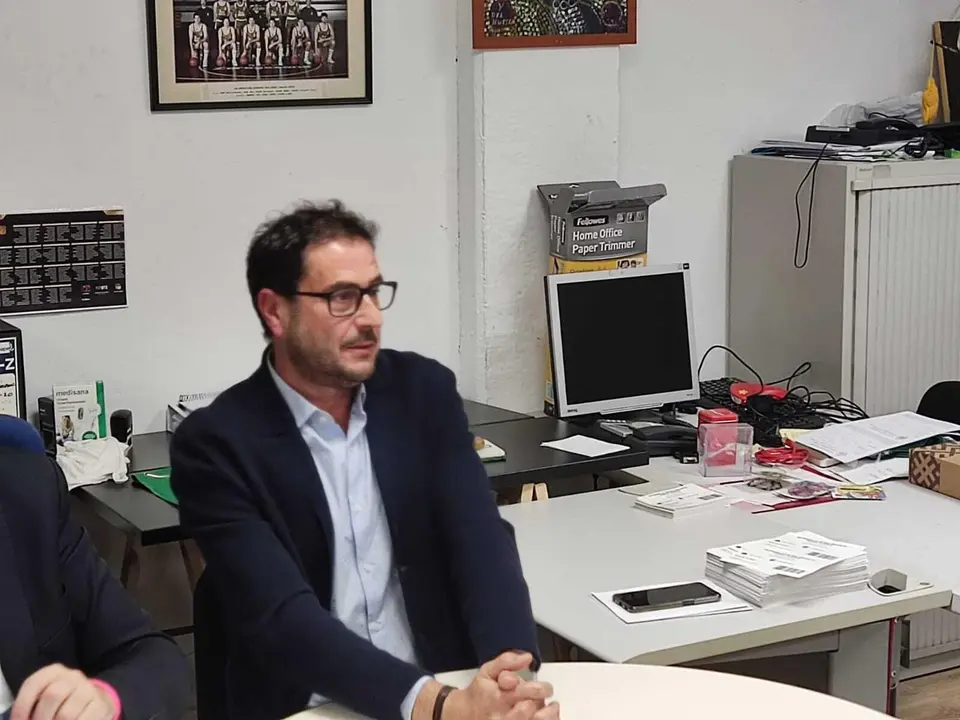 Fernando Lascorz, en la imagen,ha oficializado su candidatura a presidir el CB Pe&ntilde;as. Foto: Cedida
