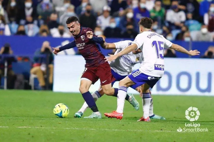 &Uacute;ltimo partido entre el Real Zaragoza y la SD Huesca en la Romareda. / Foto: LaLiga. 