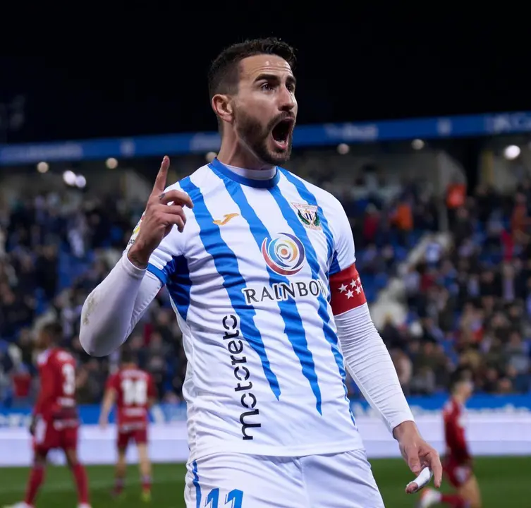 Juan Mu&ntilde;oz volvi&oacute; a ser el verdugo del Zaragoza | Foto: CD Legan&eacute;s
