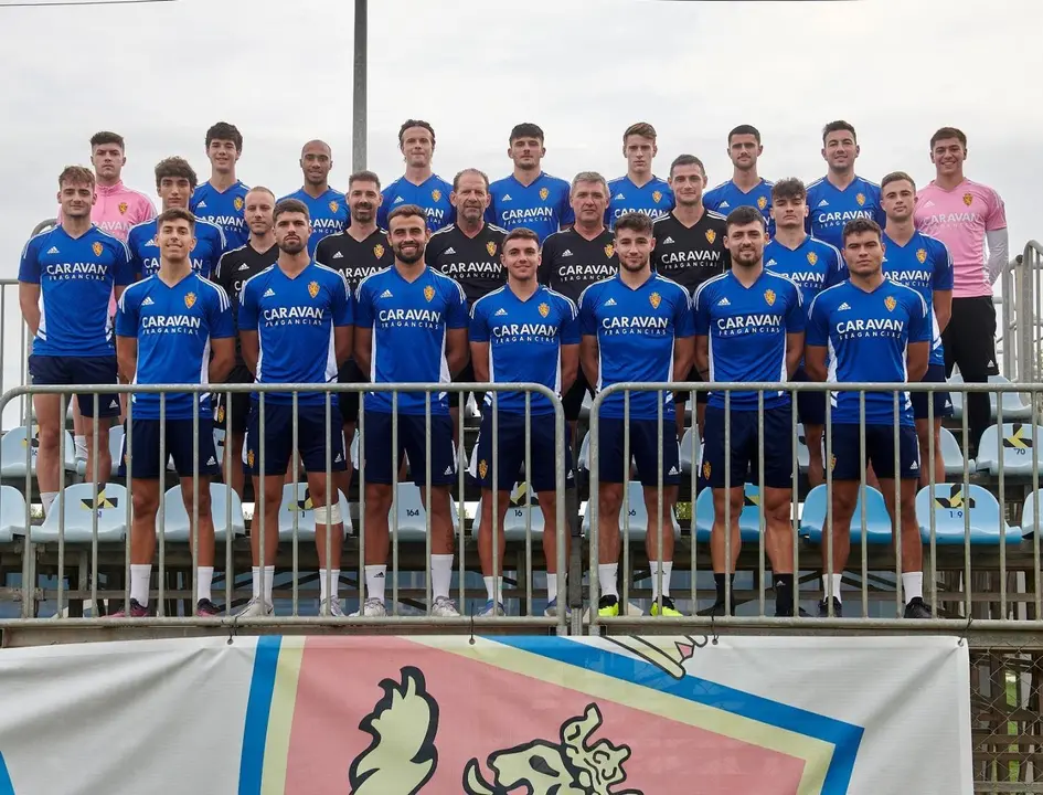 Fotograf&iacute;a oficial de la plantilla del Deportivo Arag&oacute;n | Foto: Tino Gil/Real Zaragoza