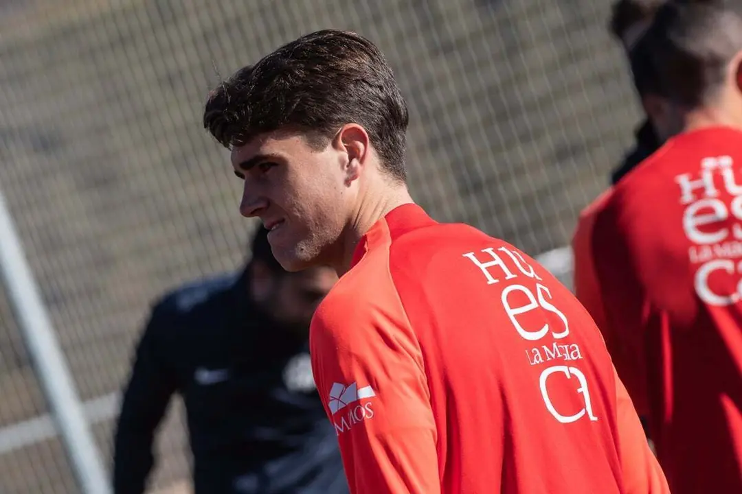 Javi Mart&iacute;nez, uno de los nuevos fichajes del Huesca, podr&iacute;a debutar ya ante el Mirand&eacute;s | Foto: SDH