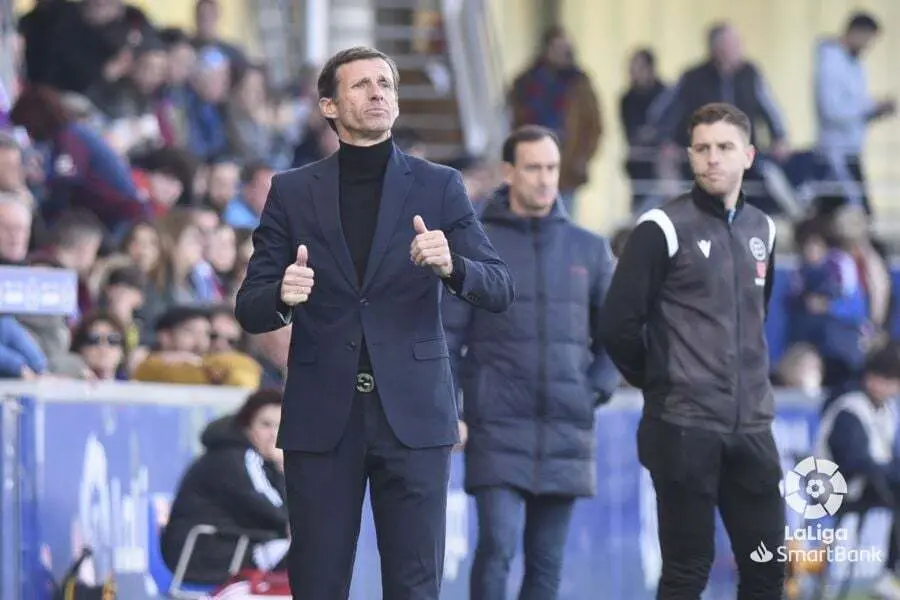 Ziganda durante el Huesca (1-0) Mirand&eacute;s | Foto: LFP