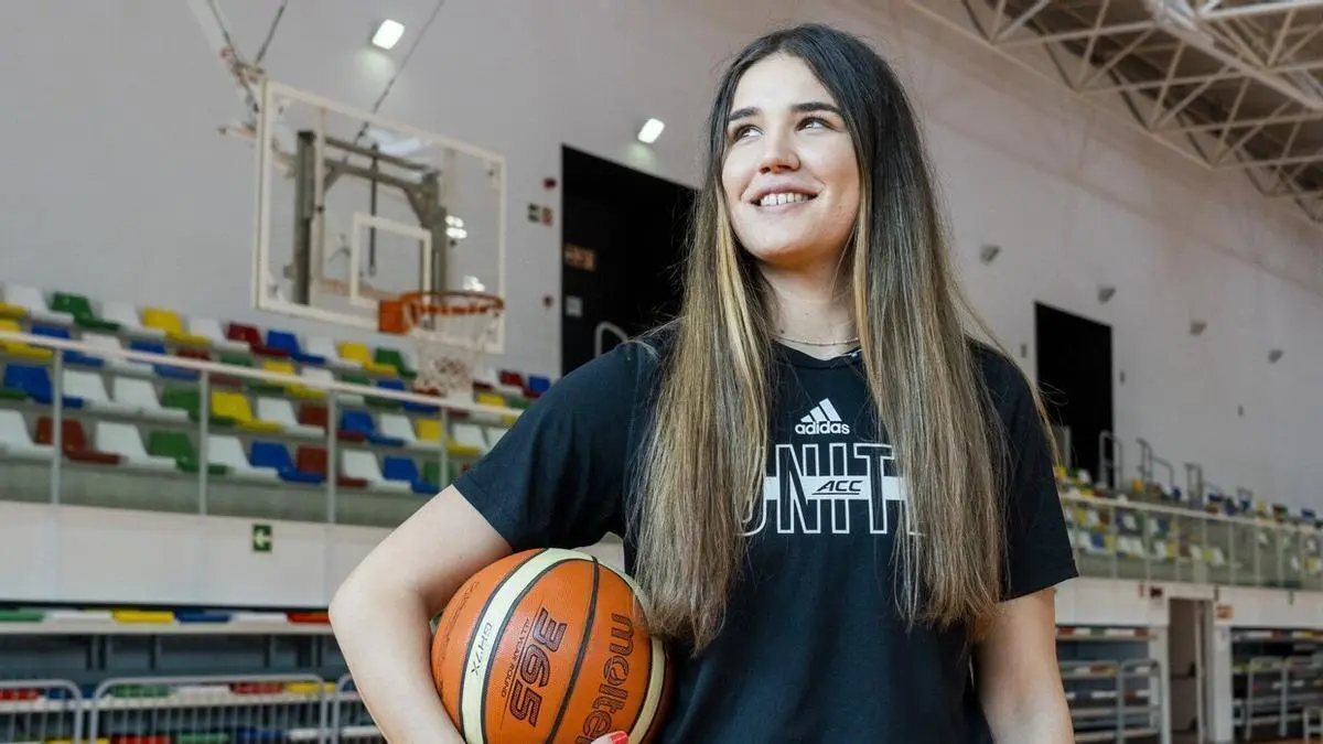 Natalia Hermosa, en la imagen es el &uacute;ltimo fichaje del ,casademont Zaragoza de Cantero. Foto: Diario de Noticias de &Aacute;lava