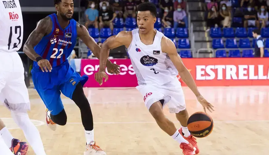 Trae Bell-Haynes, en un Barcelona-Breog&aacute;n | Foto: V. Salgado