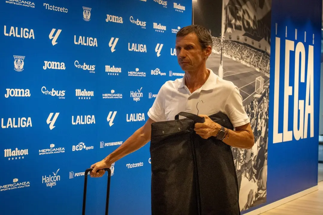 Cuco Ziganda antes del partido ante el Legan&eacute;s