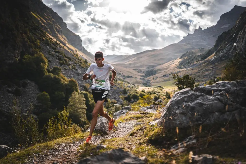 &Aacute;lvaro Osanz, en la 16K de Canfranc Copa del Mundo, donde fue bronce. Foto: Cedida