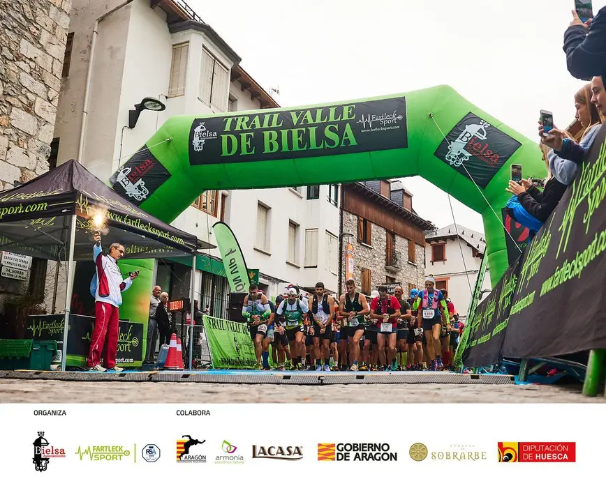 Salida de una de las pruebas organizadas el pasado fin de semana dentro del programa del trail de Bielsa. Foto: Fartleck Sport