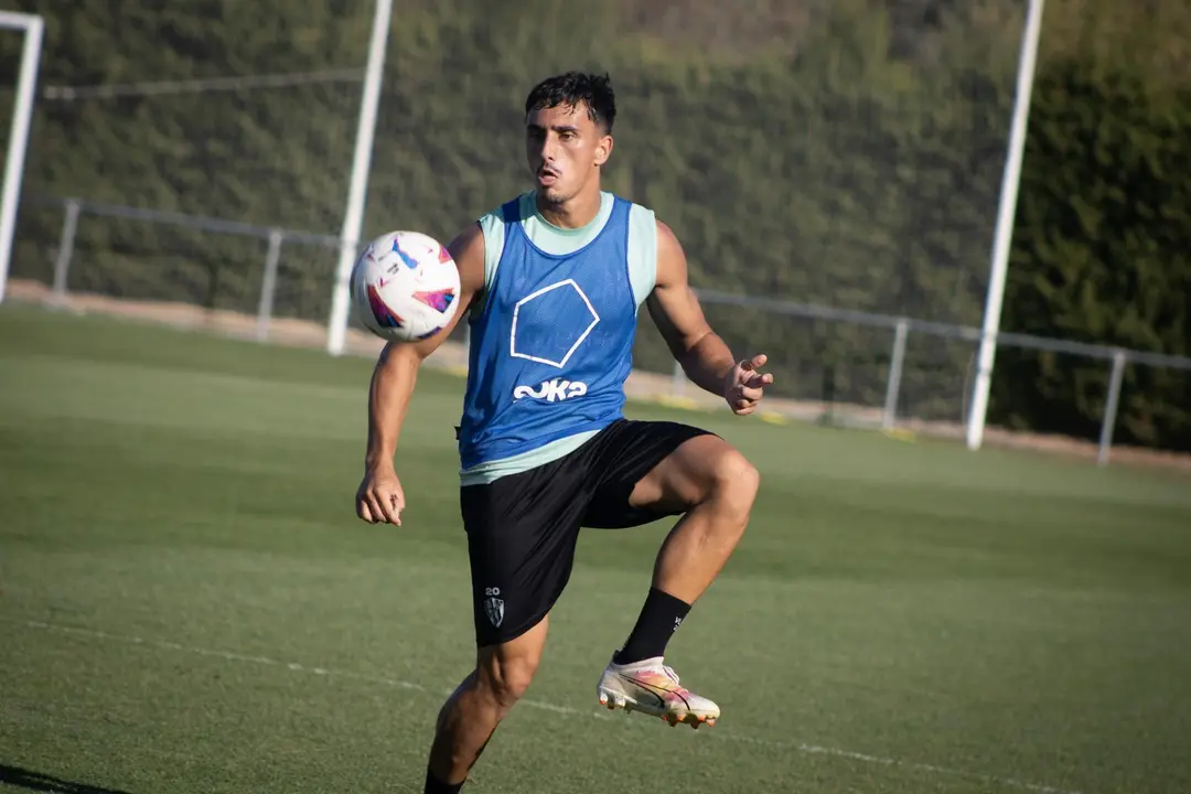 Ignasi Vilarrasa en un entrenamiento de la temporada 23-24