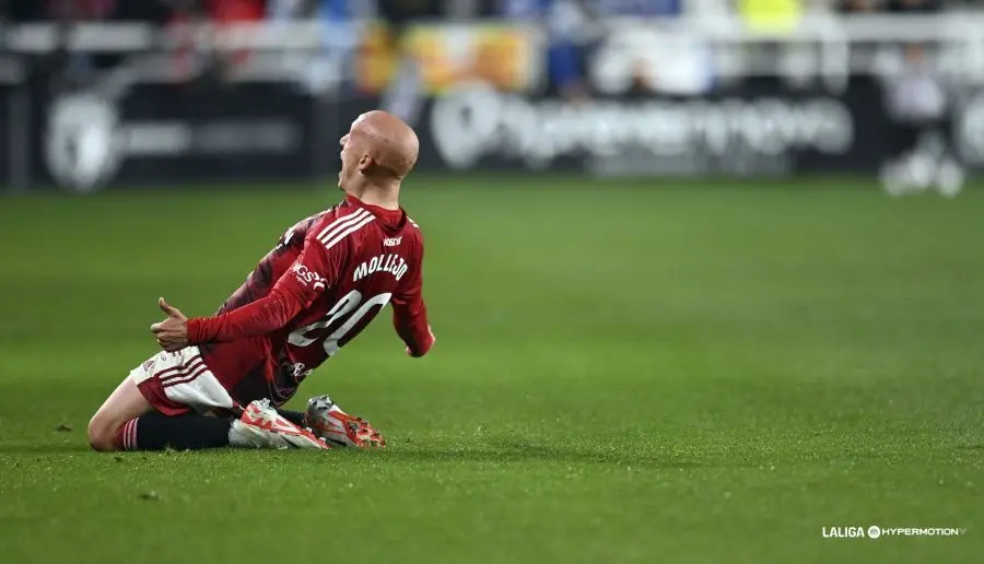 Mollejo fue el autor del &uacute;nico gol del Real Zaragoza | Foto: LaLiga