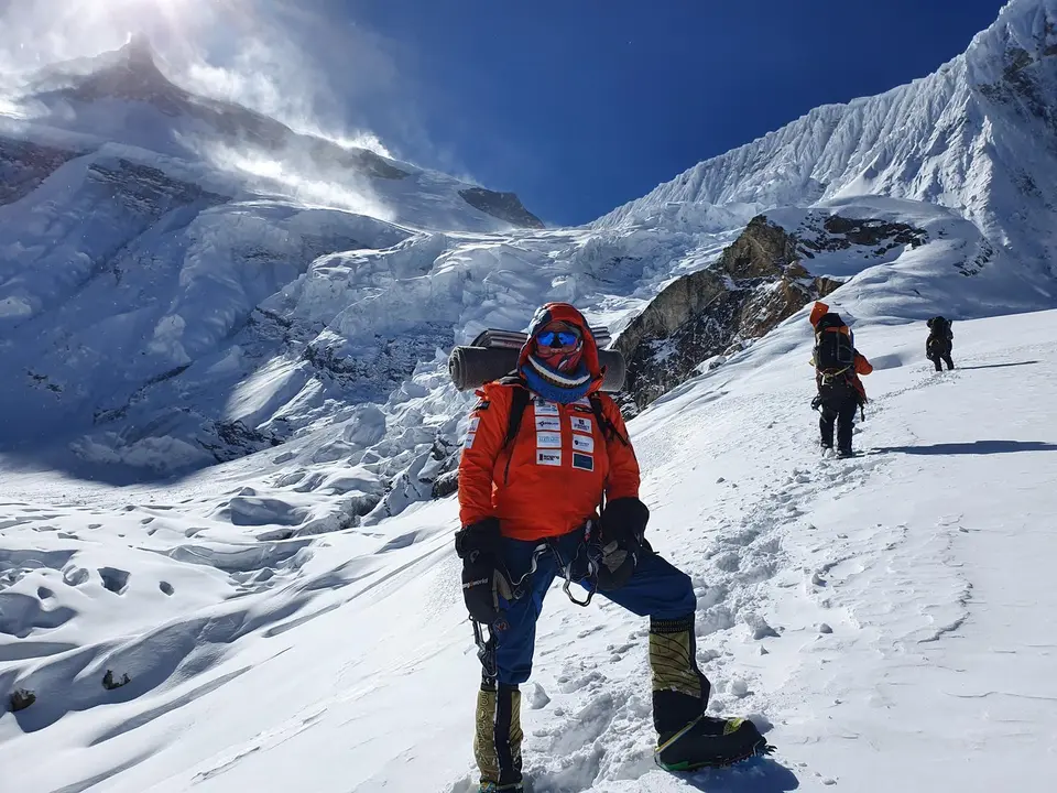 Tkikon parte a finales de mes al Annapurna y, en la imagen, en el Manaslu, protagonista de su &uacute;ltimo libro. Foto: Cedida