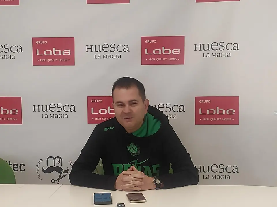 Rafa Sanz, en una rueda de prensa. Foto: Sportaragon